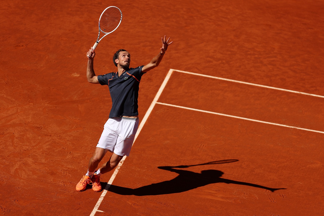 Даниил Медведев, «Мастерс» в Мадриде (фото: Julian Finney/Getty Images)