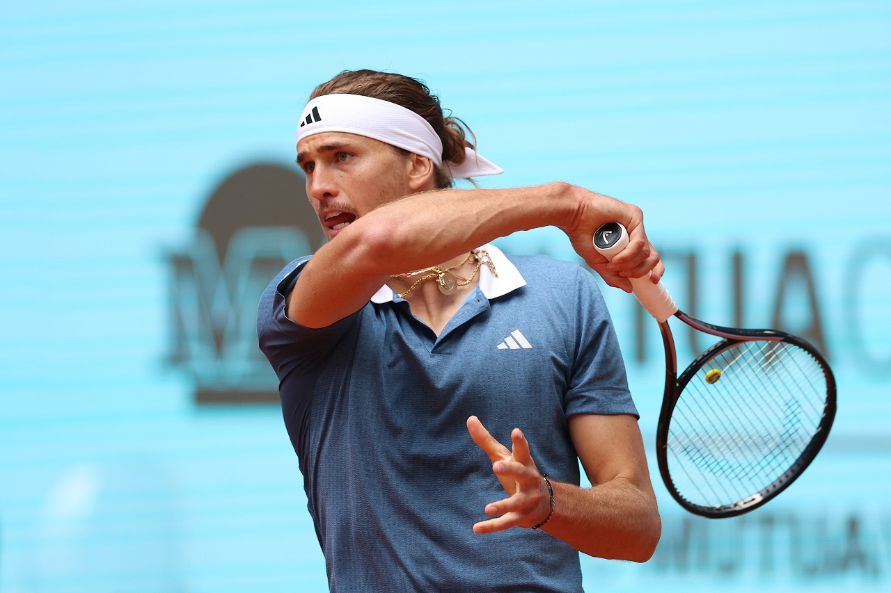 Александр Зверев, «Мастерс» в Мадриде (фото: Clive Brunskill/Getty Images)