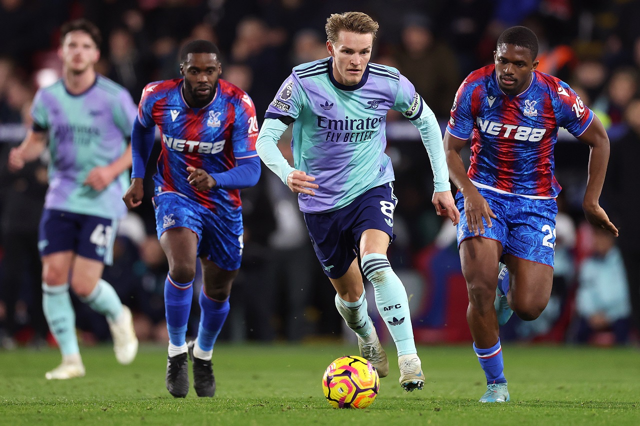 Мартин Эдегор («Арсенал»), «Кристал Пэлас» (фото: Julian Finney/Getty Images)