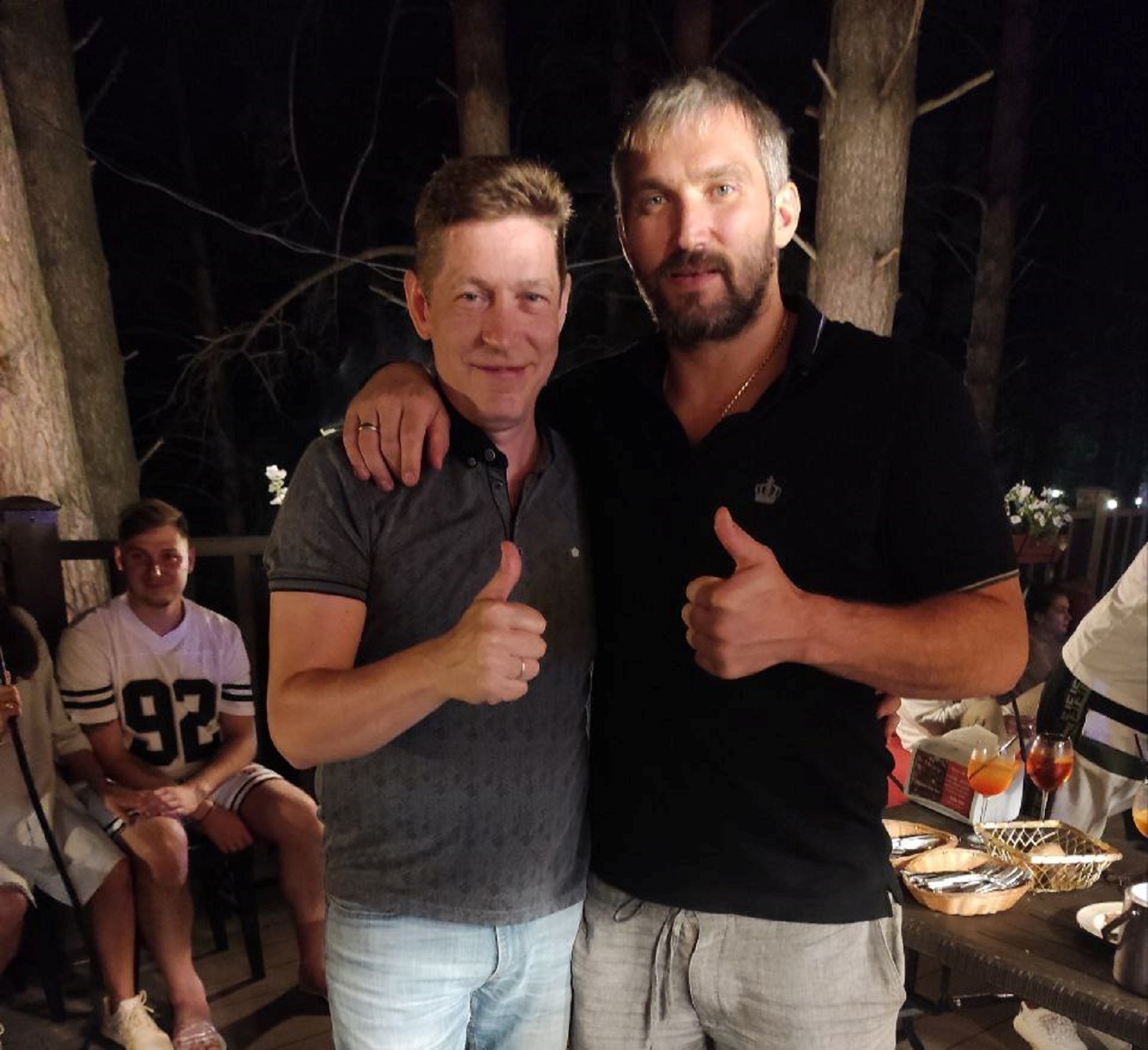 Хоккейный комментатор, бывший скаут сборной России Сергей Федотов и форвард «Вашингтона» Александр Овечкин