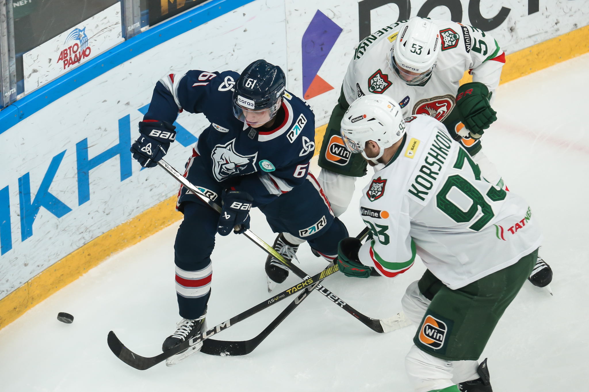 Никита Хоружев, нападающий ХК "Нефтехимик"