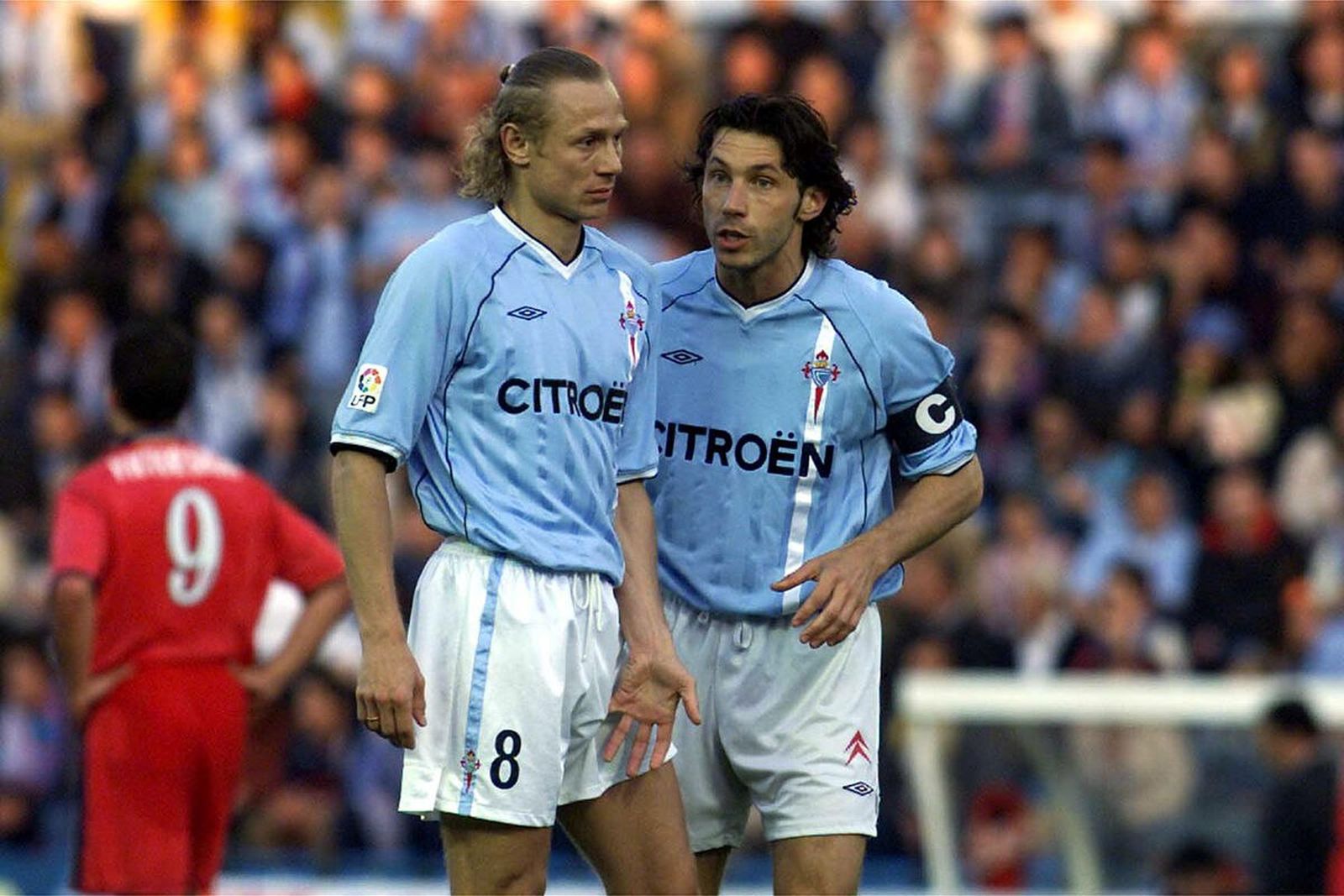 Валерий Карпин и Александр Мостовой в игре за «Сельту»