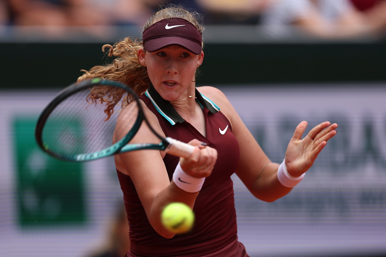 Мирра Андреева, «Ролан Гаррос-2025» (фото: Adam Pretty/Getty Images)