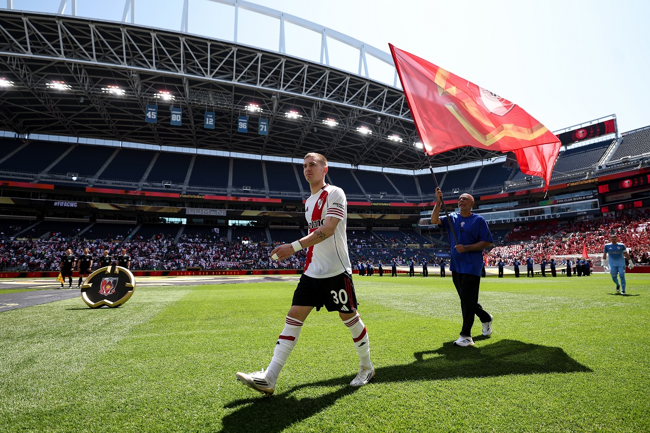 Франко Мастантуоно («Ривер Плейт») на КЧМ-2025 (фото: Buda Mendes/Getty Images)
