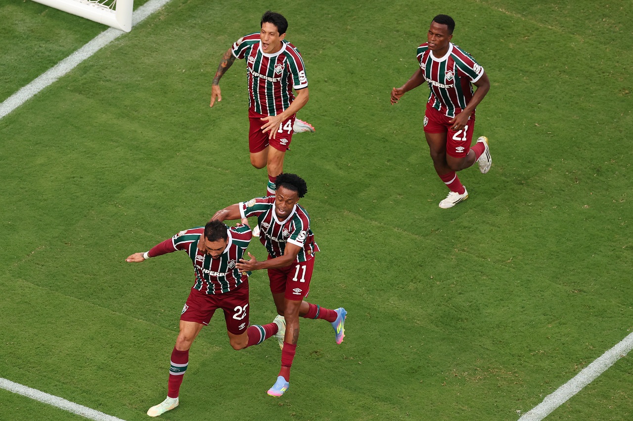 Хуан Фрейтес, Кено, Херман Кано и Джон Арьяс («Флуминенсе»), КЧМ-2025 (фото: Francois Nel/Getty Images)