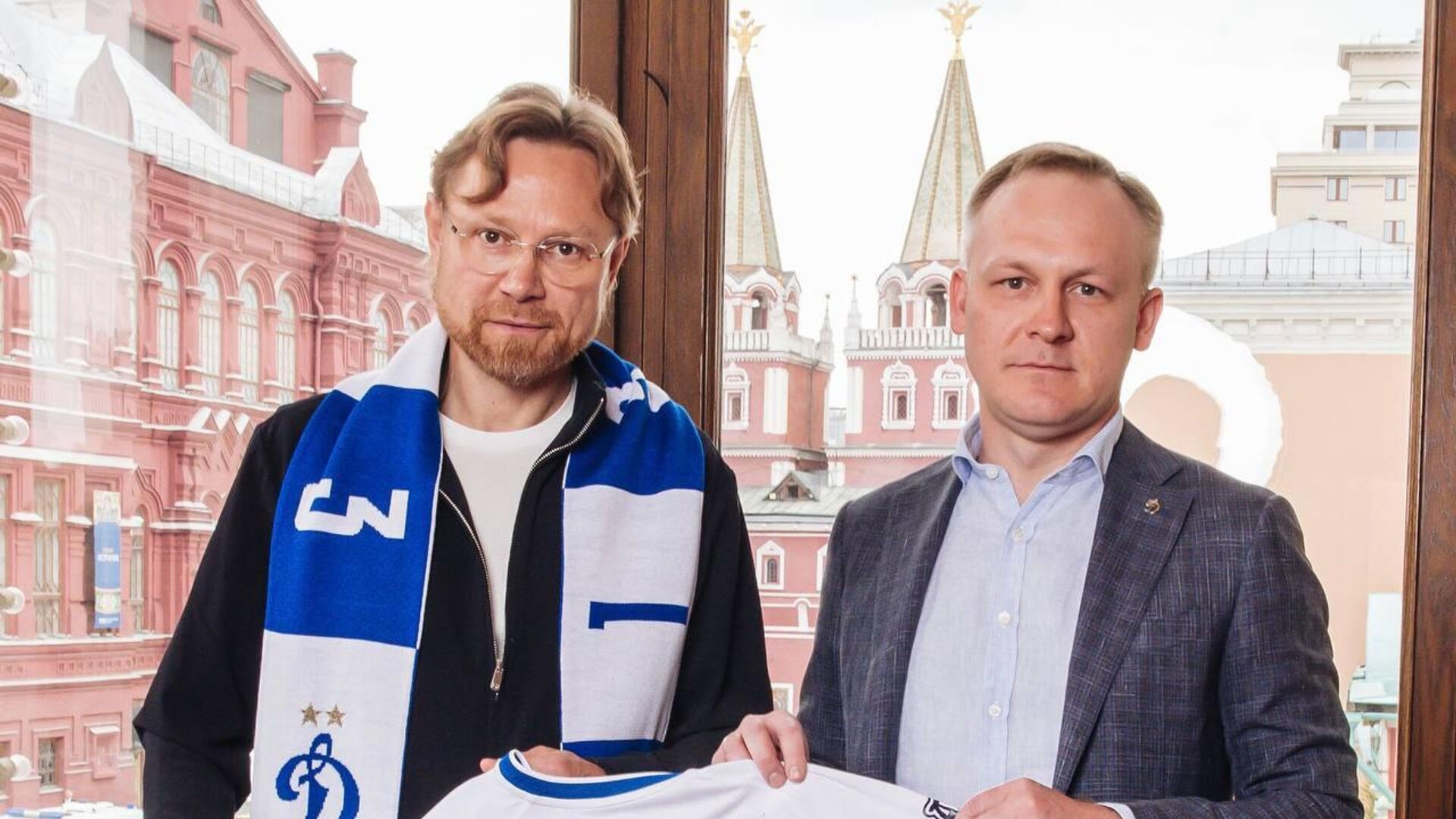 Валерий Карпин и Павел Пивоваров. Фото: ФК «Динамо» Москва