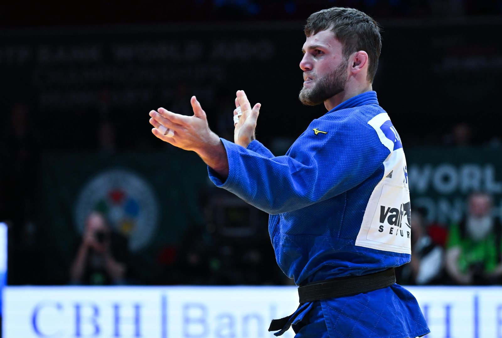 Бронзовый призер чемпионата мира 2025 года, серебряный призер чемпионата Европы 2025 года по дзюдо Аюб Блиев. Фото: Tamara Kulumbegashvili / IJF ©