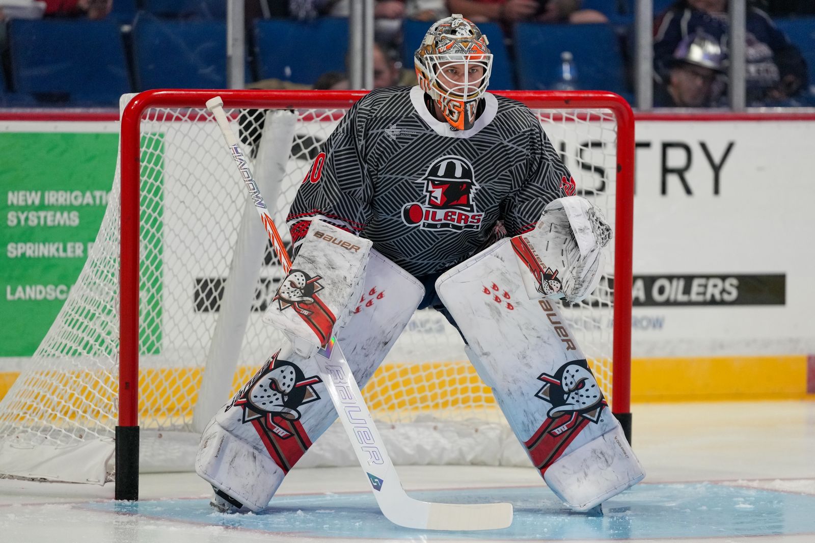 Вратарь системы «Анахайм Дакс» Вячеслав Бутеец