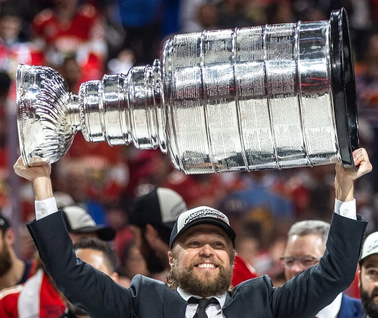 17 июня 2025 года. Российский тренер «Флорида Пантерз» Максим Иванов после победы в Кубке Стэнли Фото: личный архив