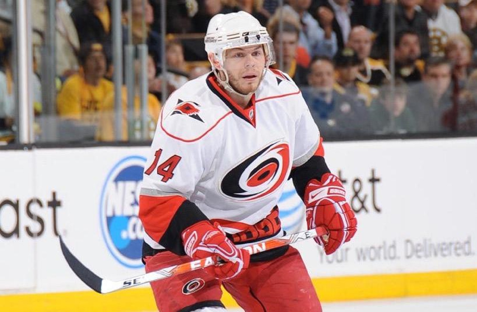 Сергей Самсонов во время игры в «Каролина Харрикейнз». Фото: личный архив