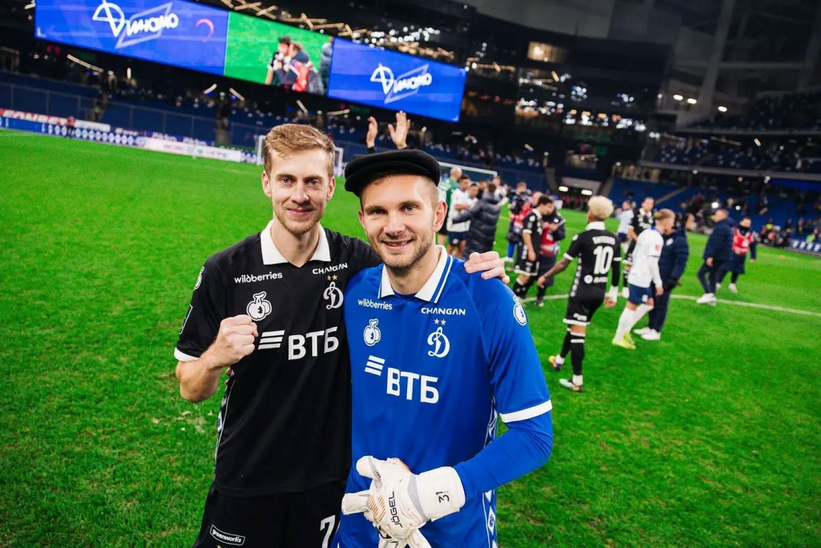 Даниил Фомин и Игорь Лещук. Фото: ФК «Динамо» Москва