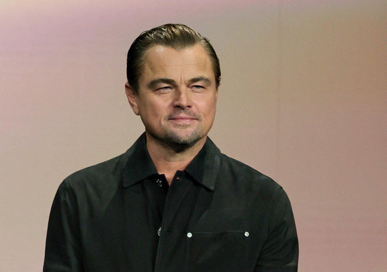 Леонардо Ди Каприо на презентации Warner Bros (Photo by Ethan Miller/Getty Images)