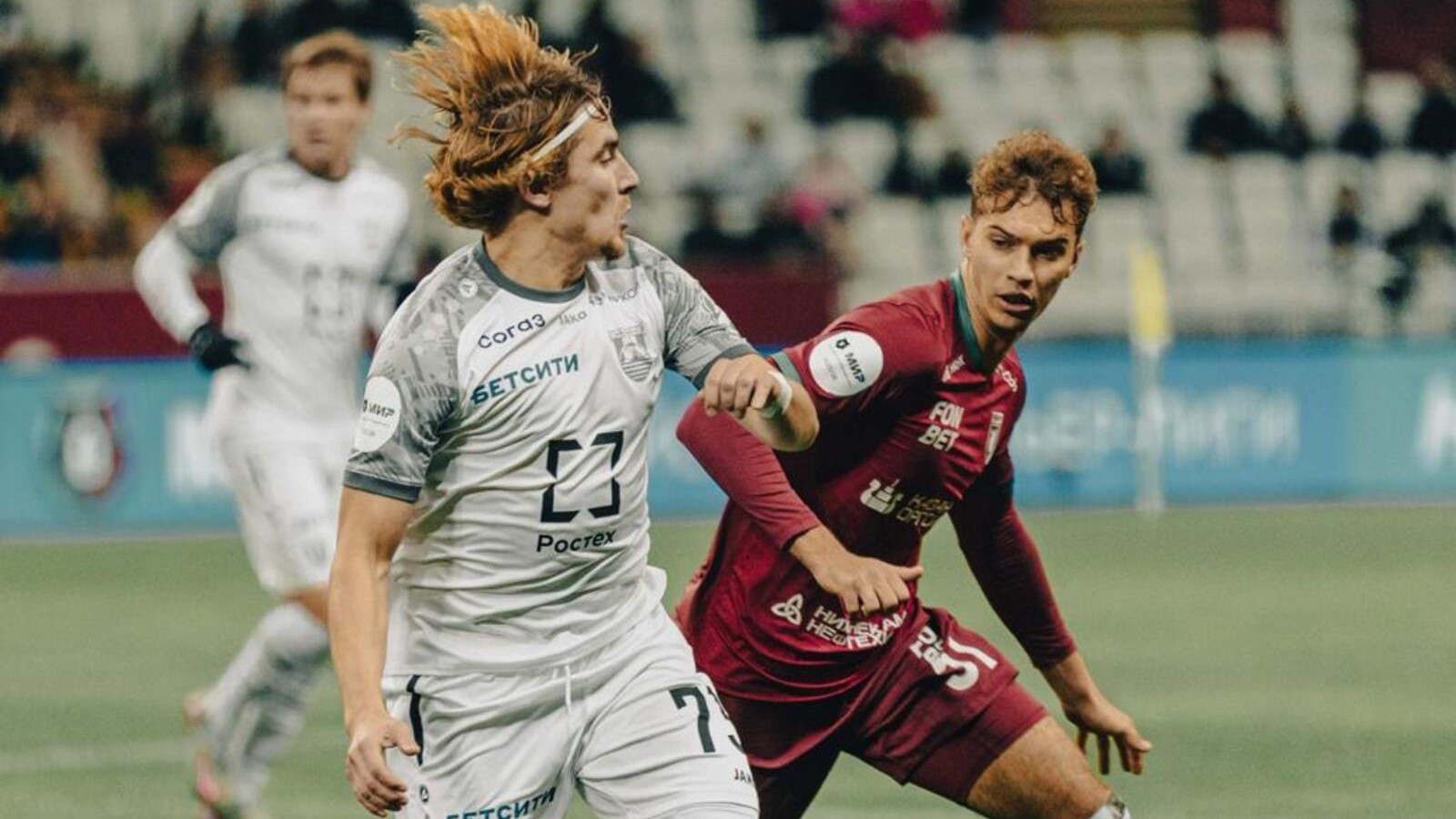 Полузащитник «Балтики» Максим Петров в матче 12-го тура с «Рубином» | Фото: ФК «Балтика»