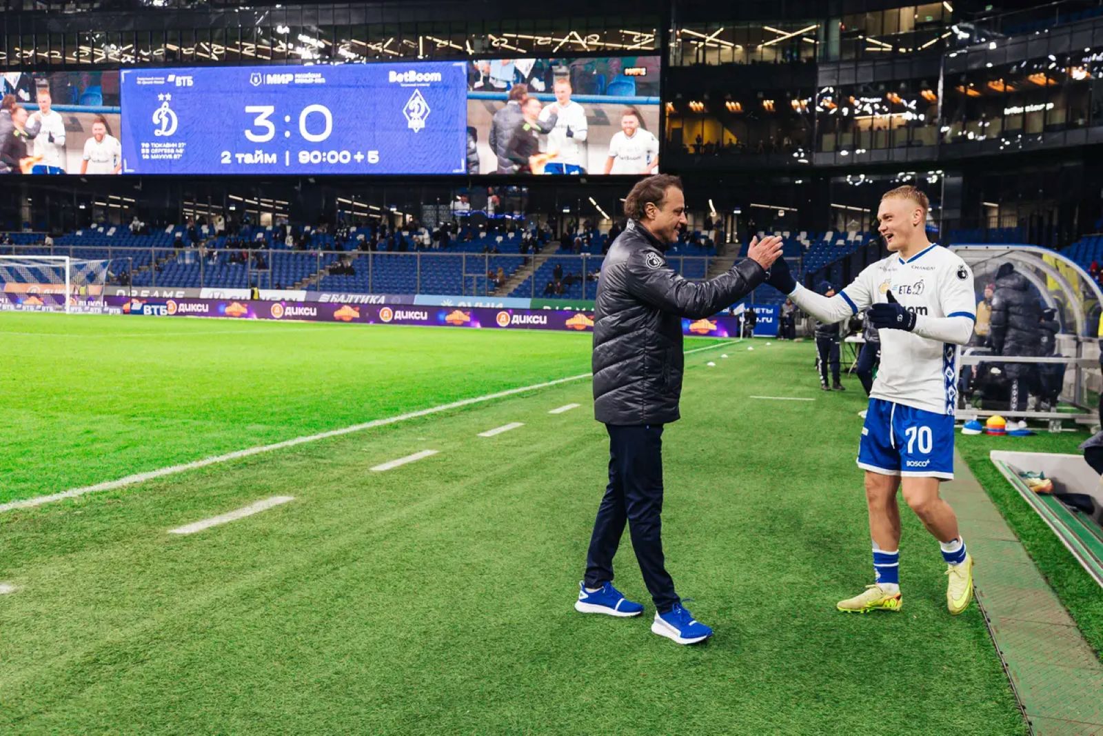 Ролан Гусев и Константин Тюкавин. Фото: ФК «Динамо» Москва