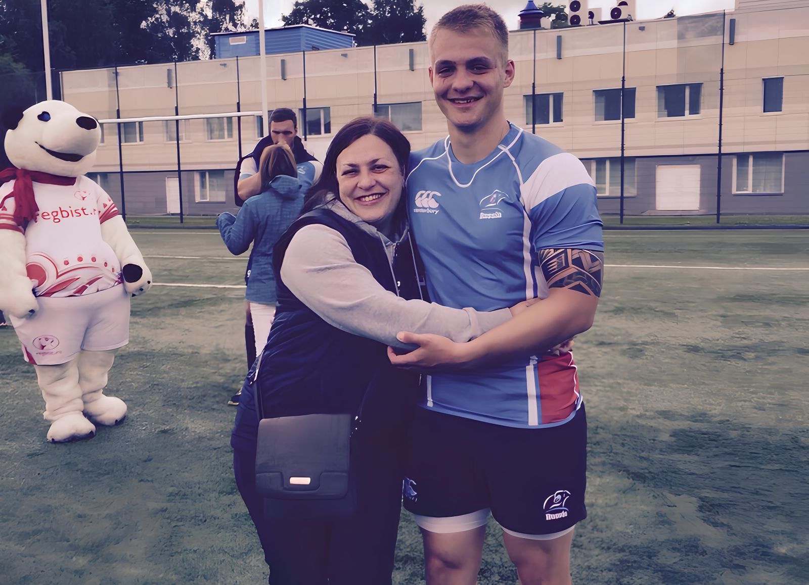 Кирилл Голосницкий с мамой Еленой Голосницкой