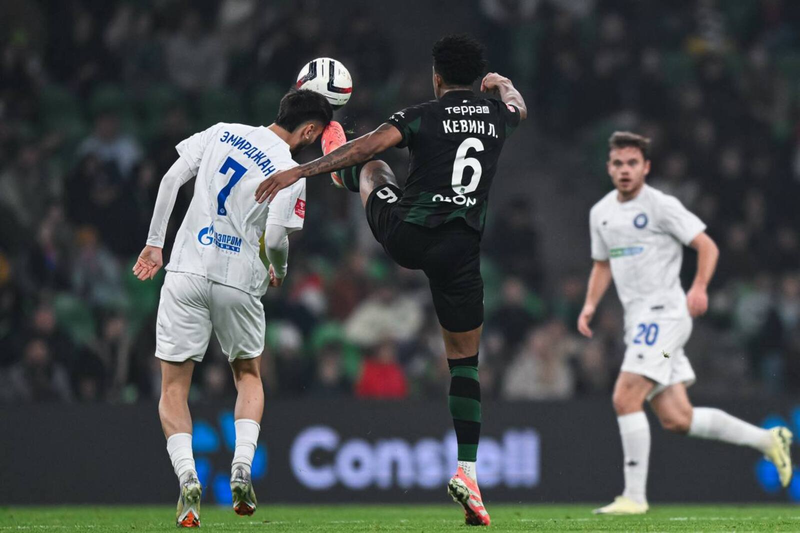 26 ноября 2025 года. Футболист «Краснодара» Кевин Ленини в матче с «Оренбургом» | Фото: ФК «Краснодар»