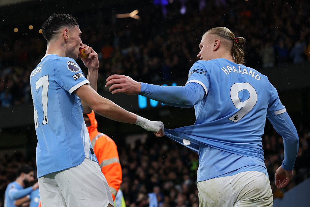 Фил Фоден и Эрлинг Холанд (Michael Regan/Getty Images)