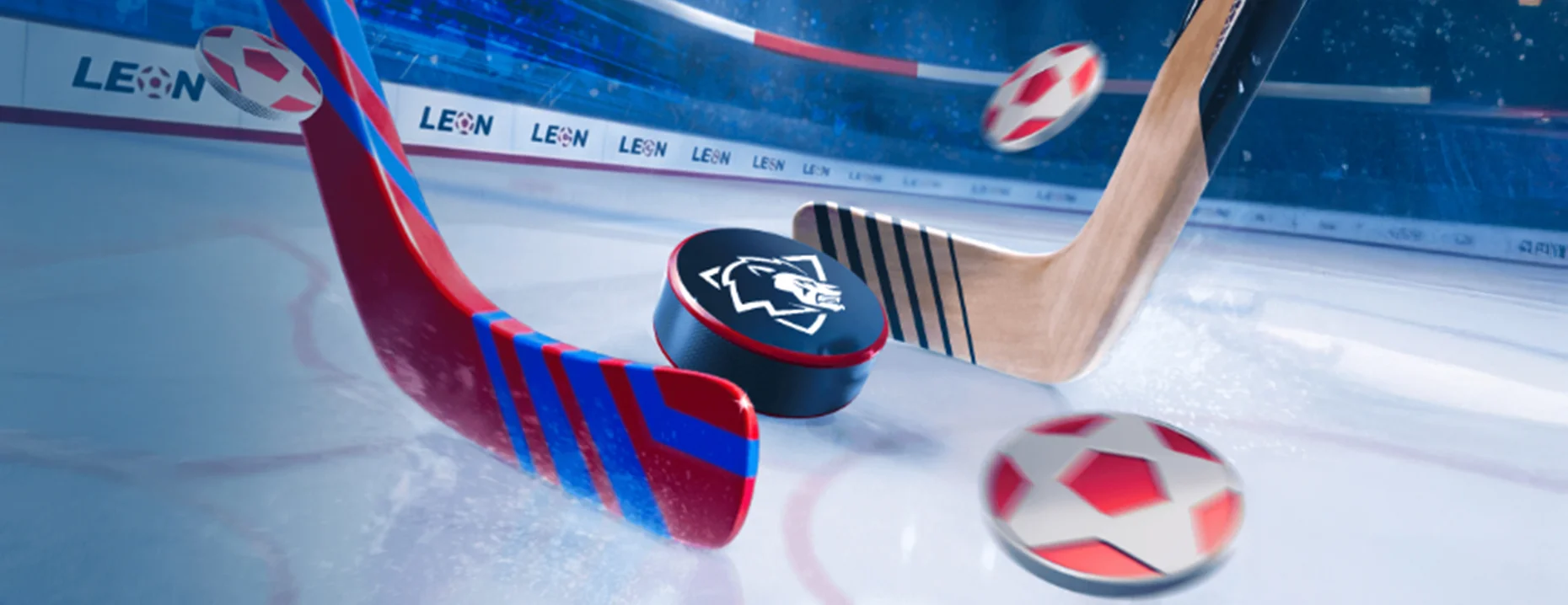 «Столкновение лиг»: фрибеты до 50 000 рублей за ставки на КХЛ и NHL от БК «Леон»