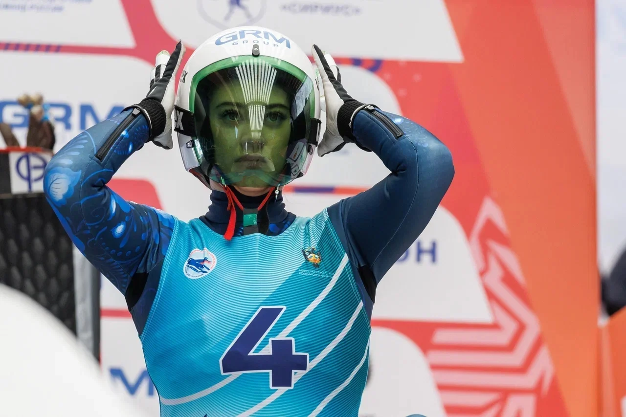 Дарья Олесик. Фото: Федерация санного спорта России