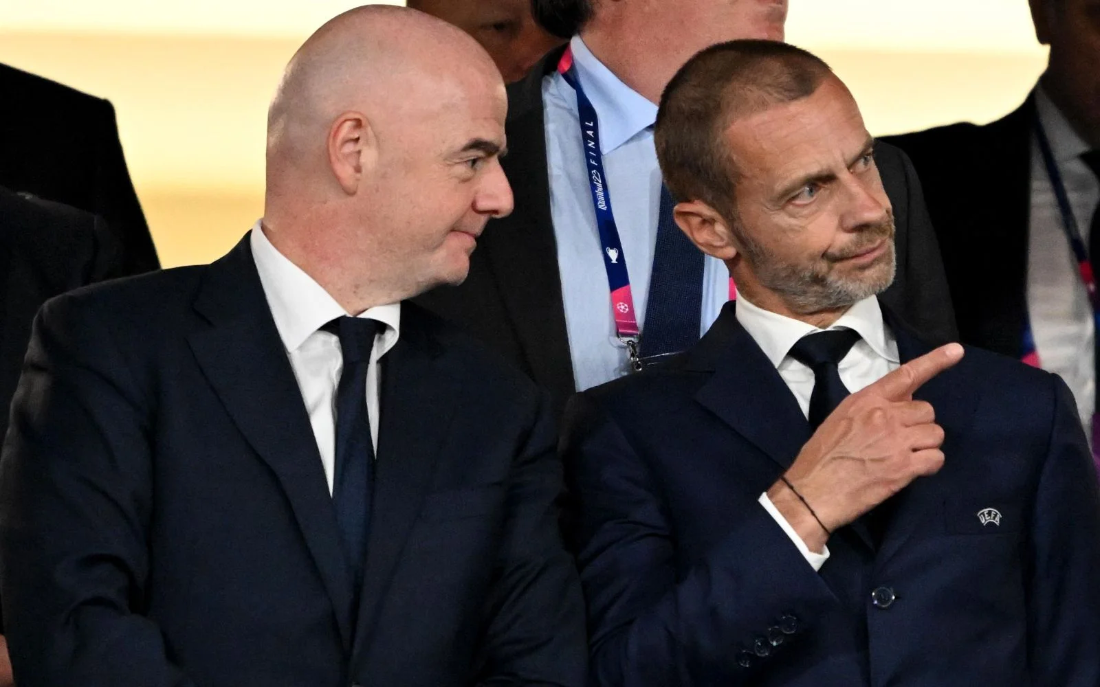 Джанни Инфантино и Александер Чеферин. Фото: Global look press